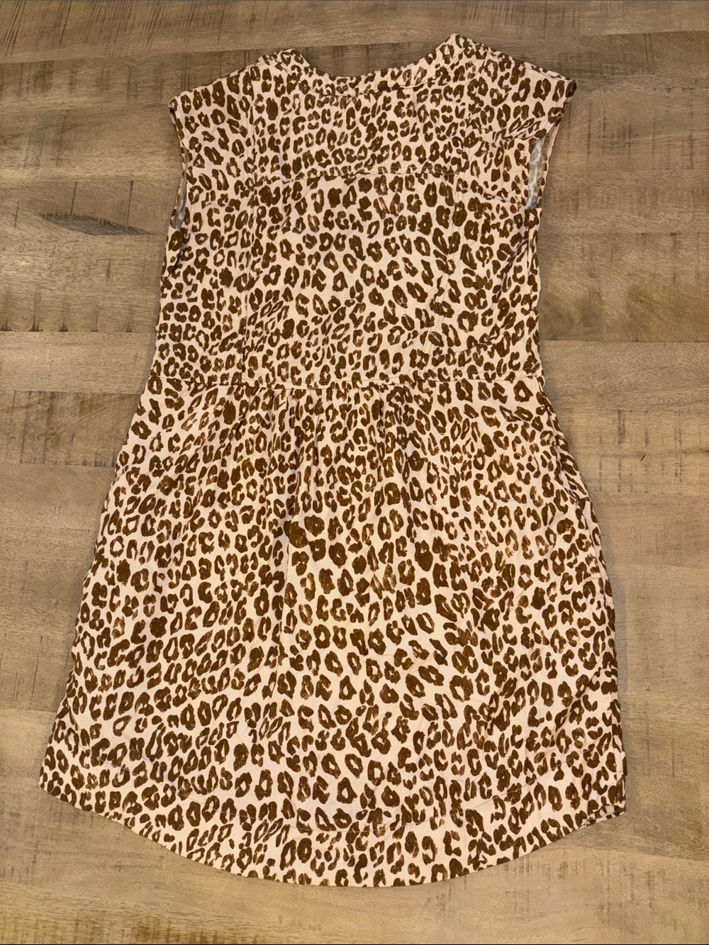 Anthropologie Pilcro Leopard Print Dress Size Small Pockets Summer Animal Vacay - Picture 7 of 7